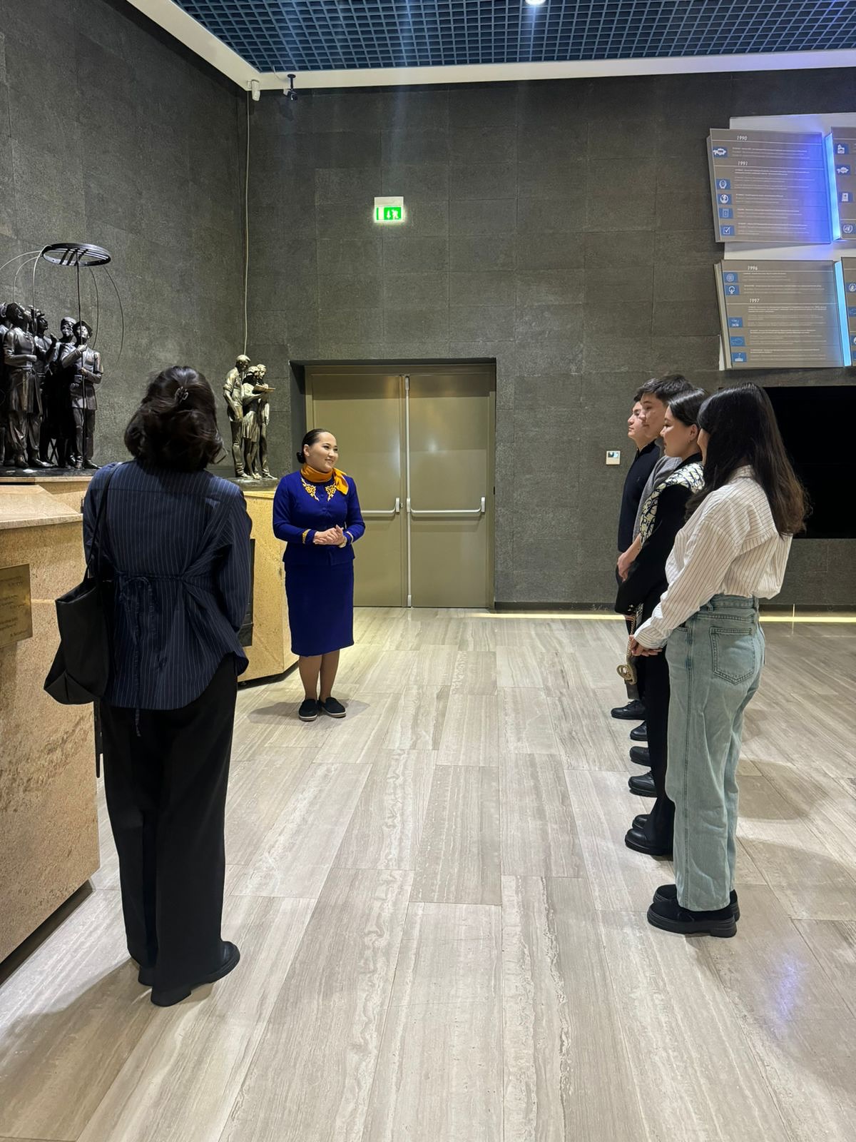 «БҰҰ-ның Қазақстанда тұрақты дамуды ілгерілетудегі рөлі» экскурсиясы жүргізілді