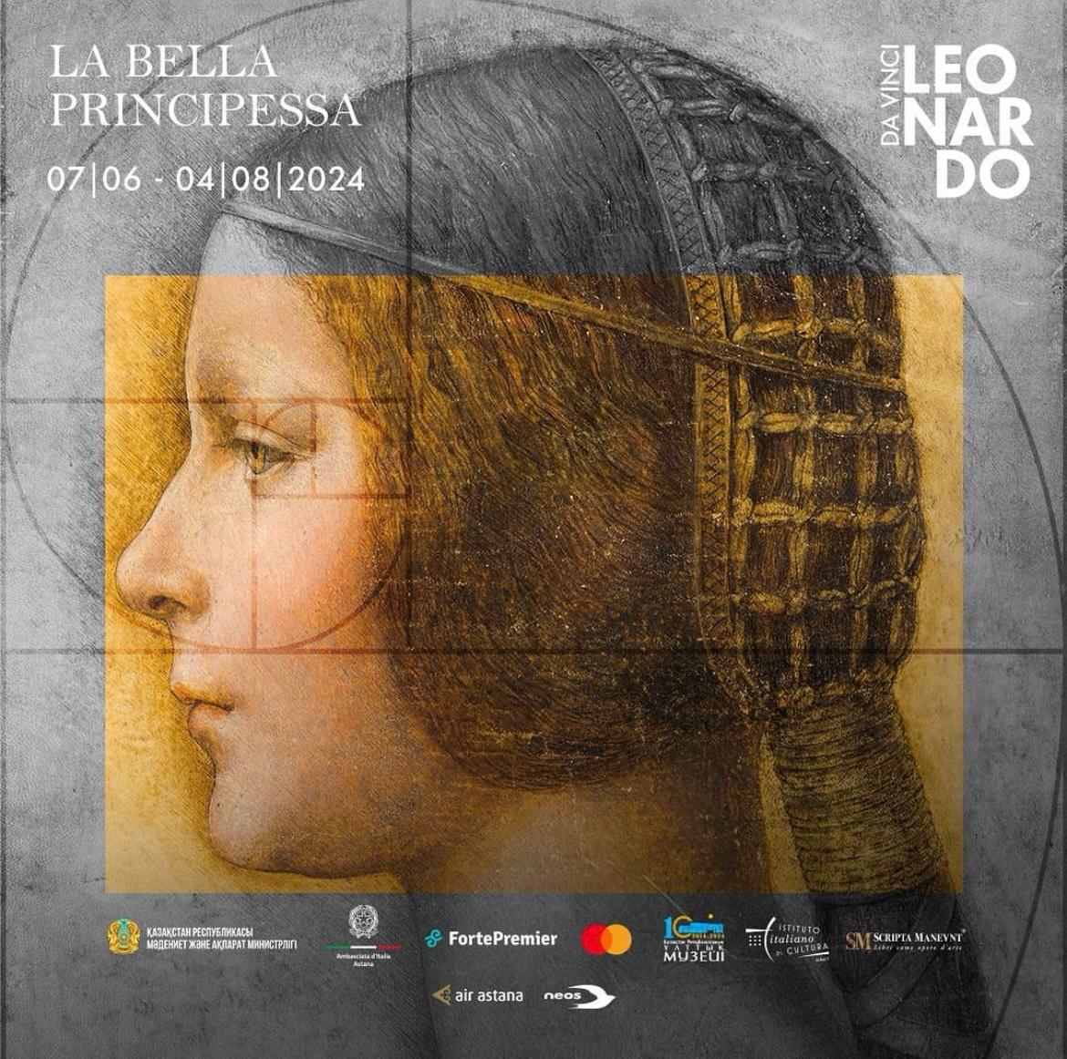 Exhibition of Leonardo da Vinci’s artwork «La Bella Principessa»